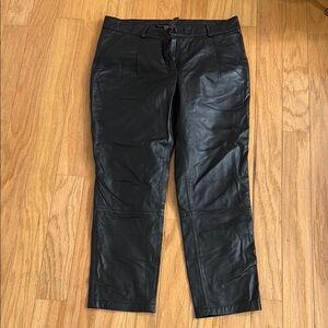 Black Leather Pants